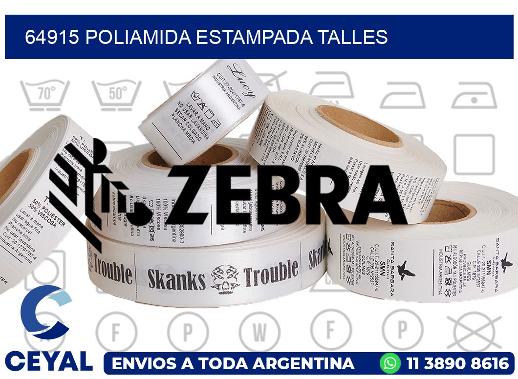 64915 POLIAMIDA ESTAMPADA TALLES