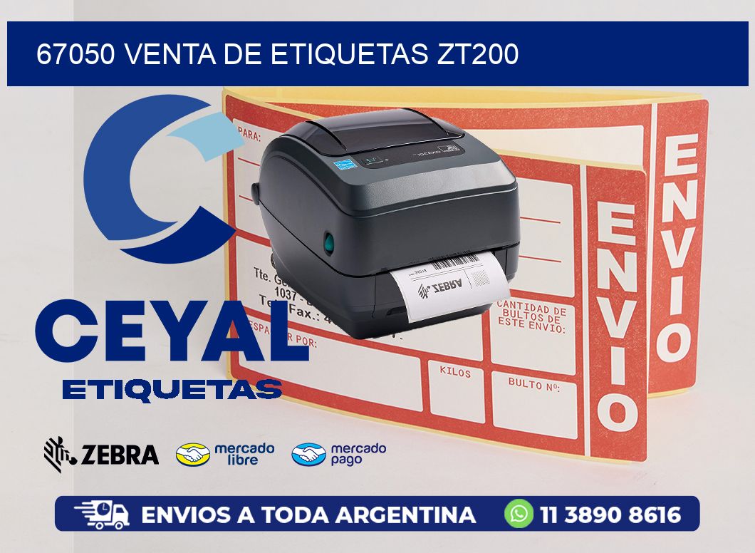 67050 VENTA DE ETIQUETAS ZT200