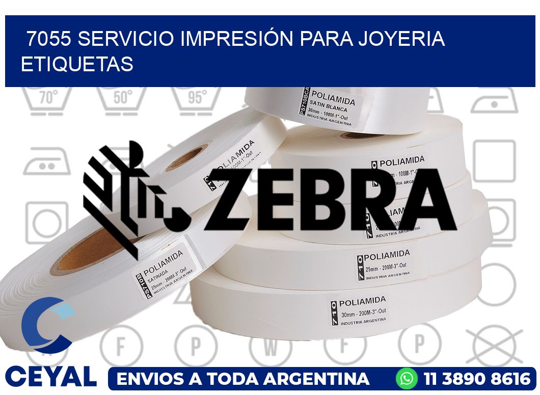 7055 SERVICIO IMPRESIÓN PARA JOYERIA ETIQUETAS