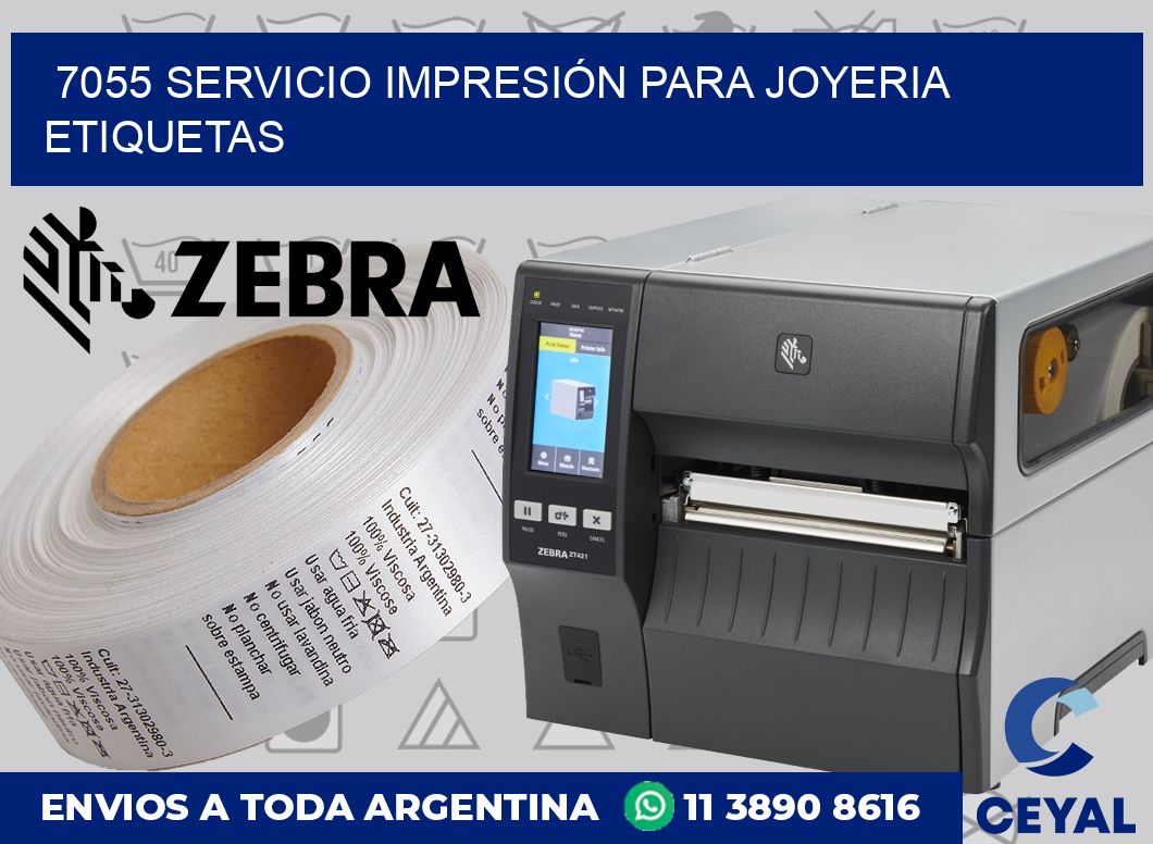 7055 SERVICIO IMPRESIÓN PARA JOYERIA ETIQUETAS