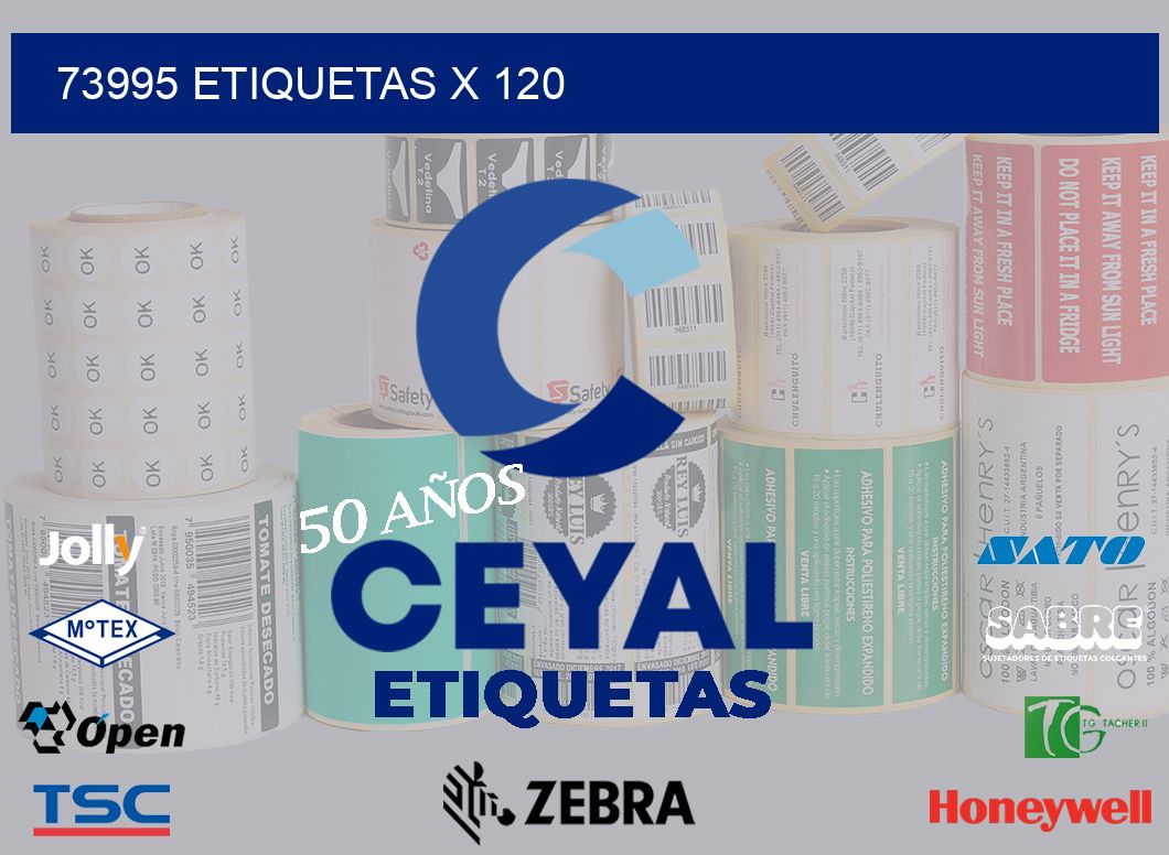 73995 Etiquetas x 120