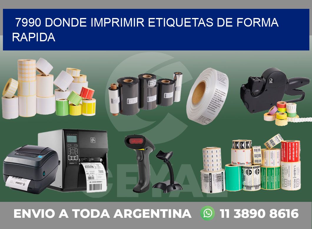 7990 DONDE IMPRIMIR ETIQUETAS DE FORMA RAPIDA