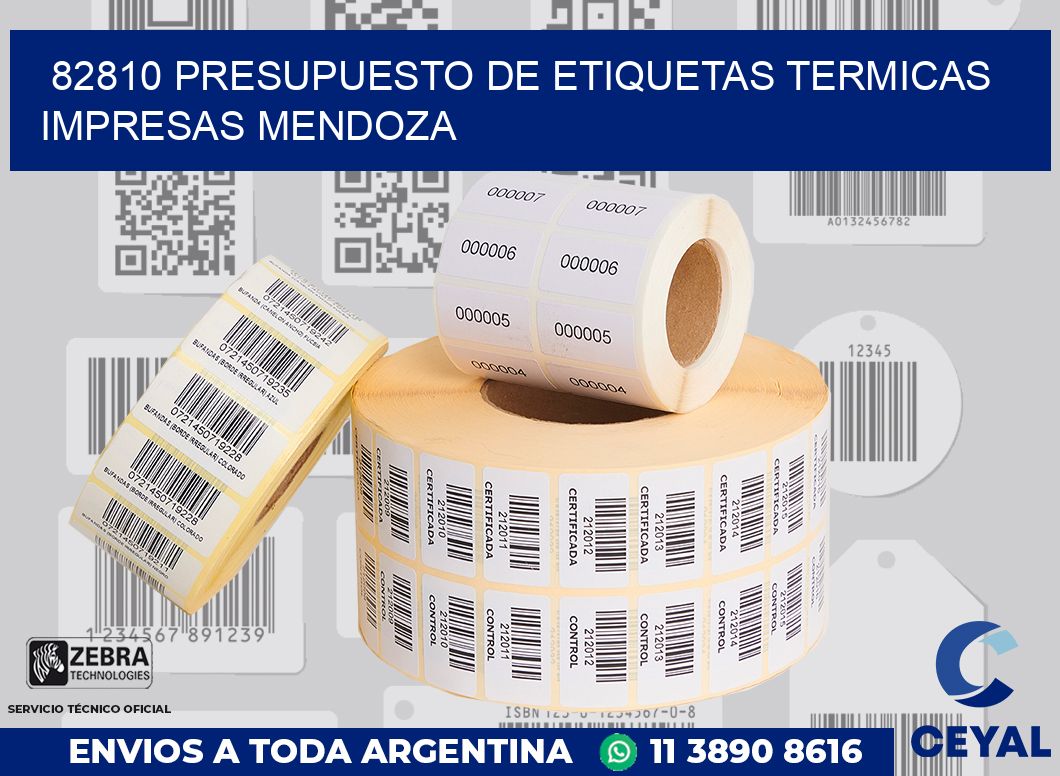82810 PRESUPUESTO DE ETIQUETAS TERMICAS IMPRESAS MENDOZA