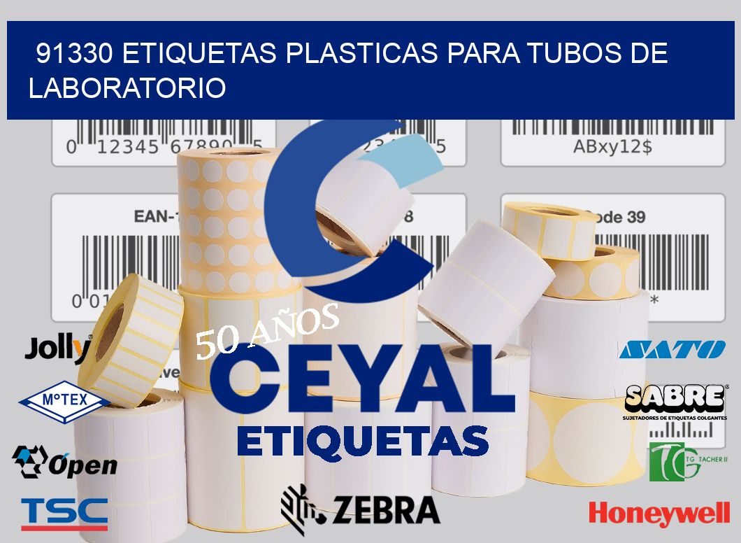91330 ETIQUETAS PLASTICAS PARA TUBOS DE LABORATORIO