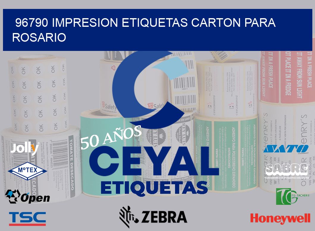 96790 IMPRESION ETIQUETAS CARTON PARA ROSARIO