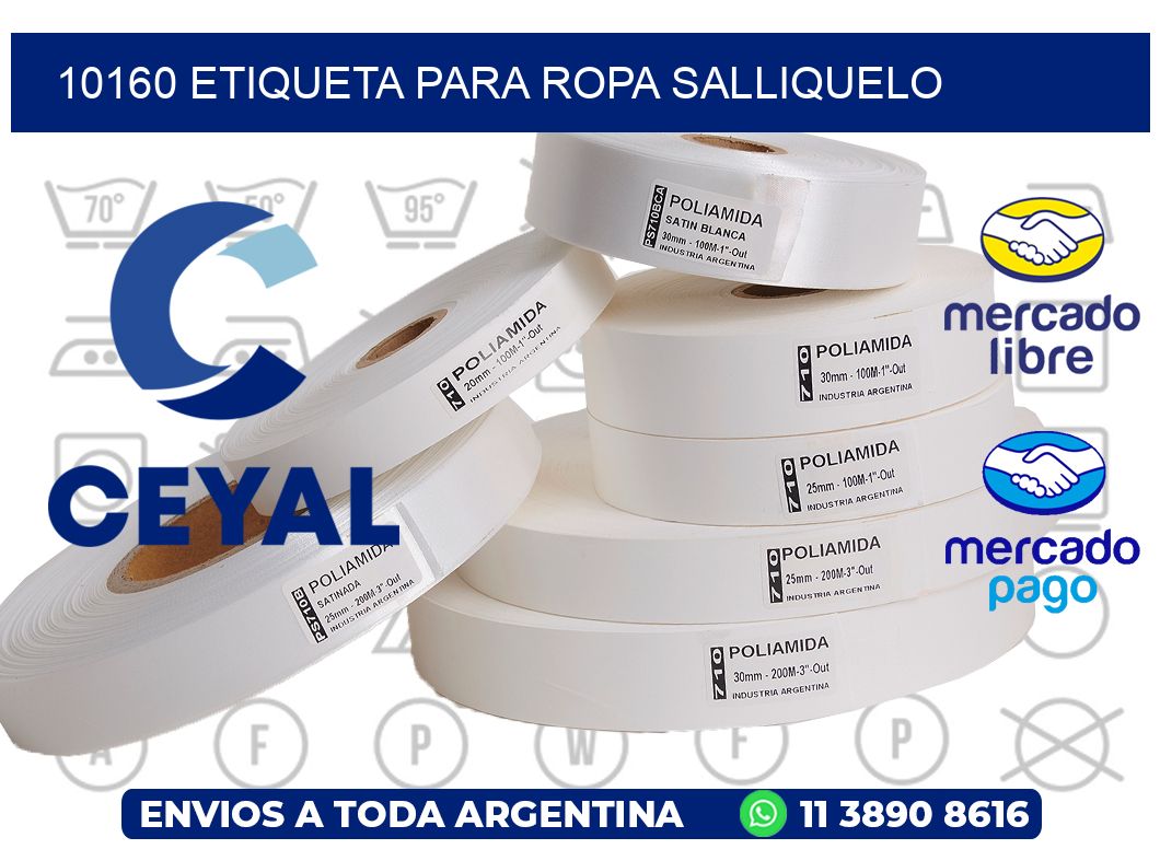 10160 ETIQUETA PARA ROPA SALLIQUELO