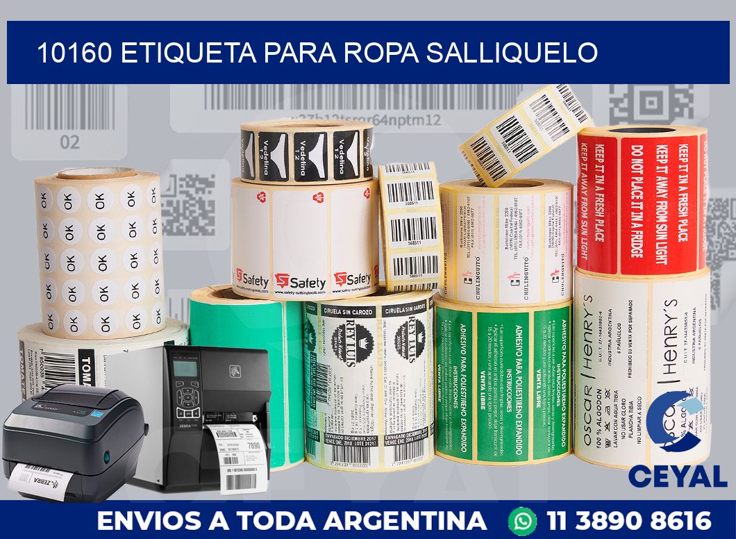 10160 ETIQUETA PARA ROPA SALLIQUELO