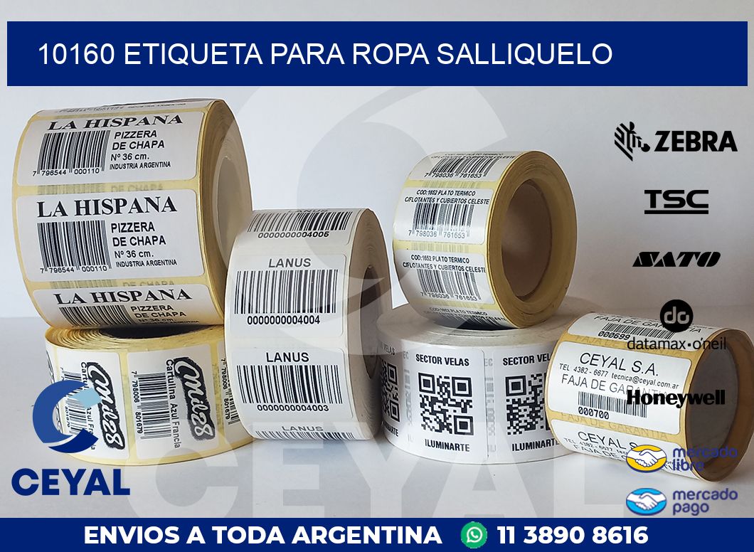 10160 ETIQUETA PARA ROPA SALLIQUELO