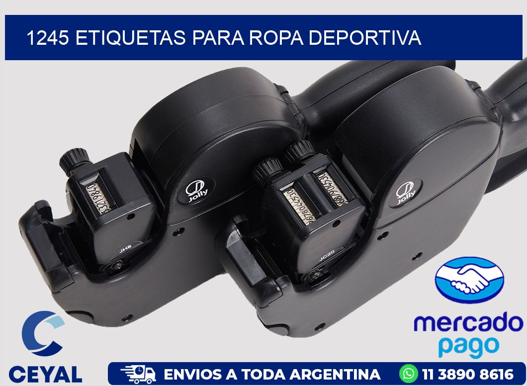 1245 ETIQUETAS PARA ROPA DEPORTIVA