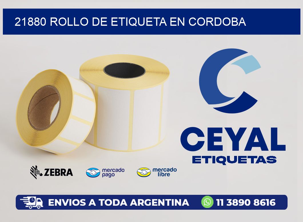 21880 ROLLO DE ETIQUETA EN CORDOBA