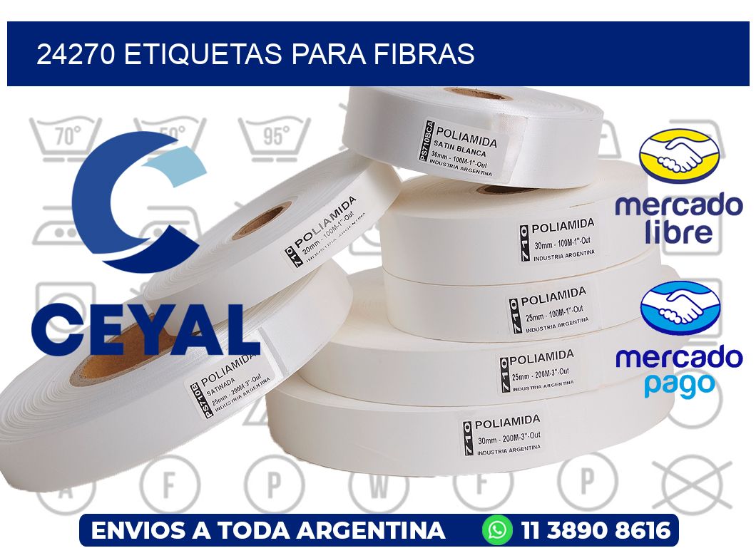 24270 ETIQUETAS PARA FIBRAS