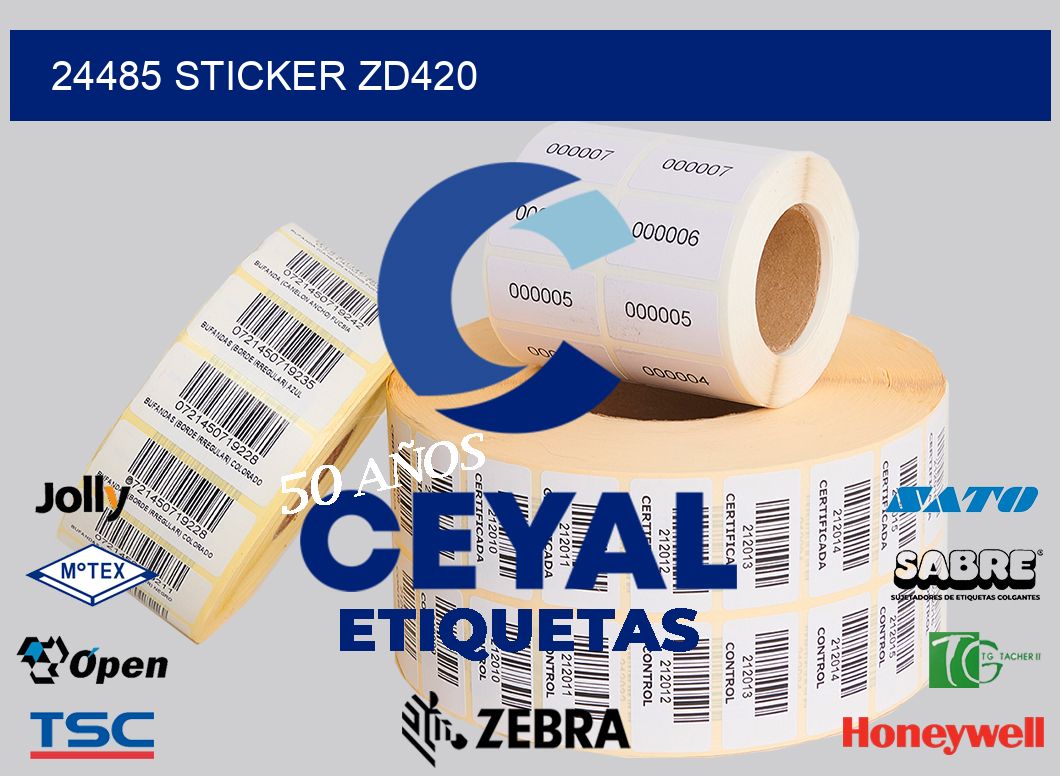 24485 STICKER ZD420