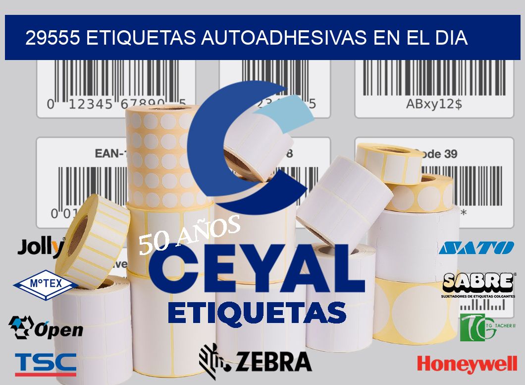 29555 ETIQUETAS AUTOADHESIVAS EN EL DIA