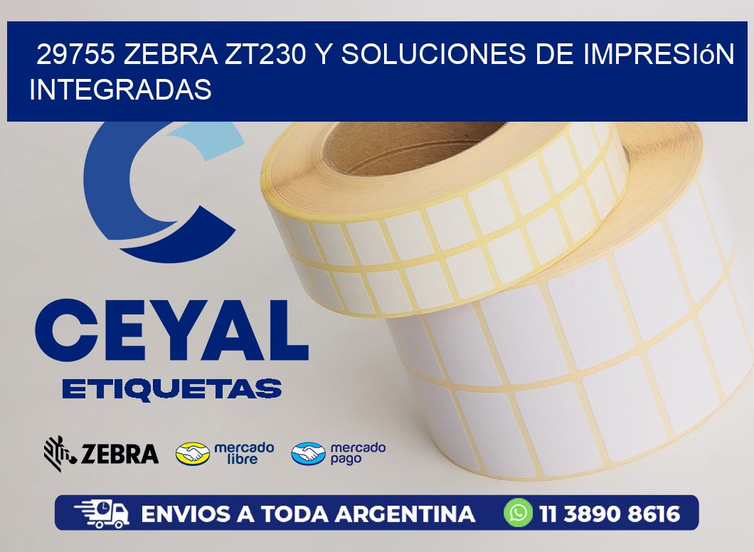 29755 Zebra ZT230 y Soluciones de Impresión Integradas