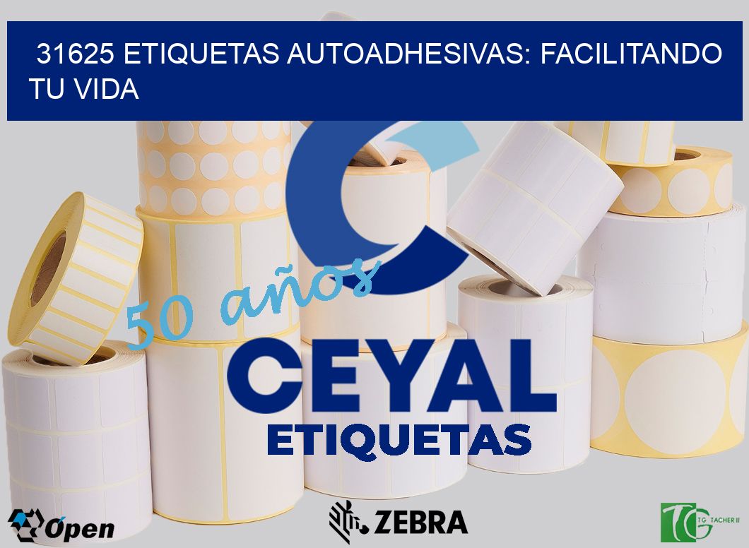 31625 Etiquetas Autoadhesivas: Facilitando tu Vida