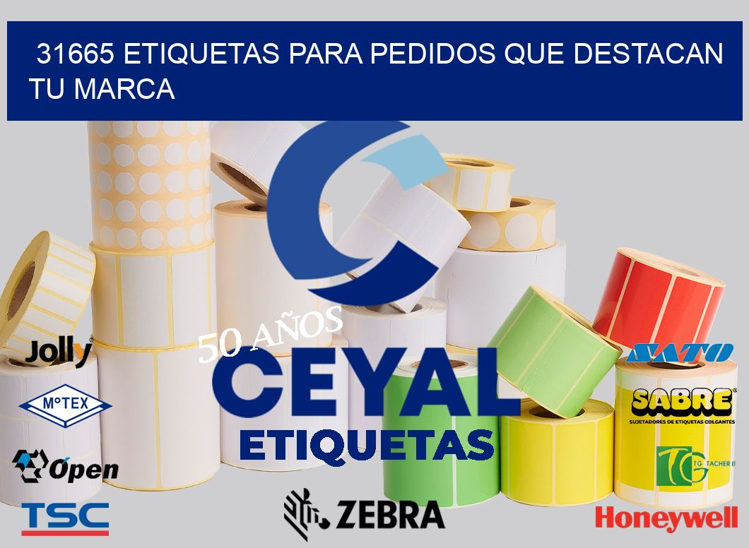 31665 ETIQUETAS PARA PEDIDOS QUE DESTACAN TU MARCA