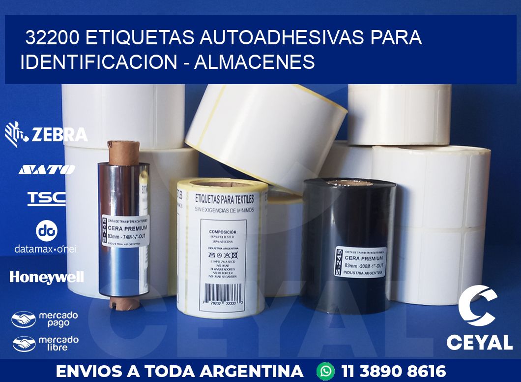 32200 ETIQUETAS AUTOADHESIVAS PARA IDENTIFICACION – ALMACENES