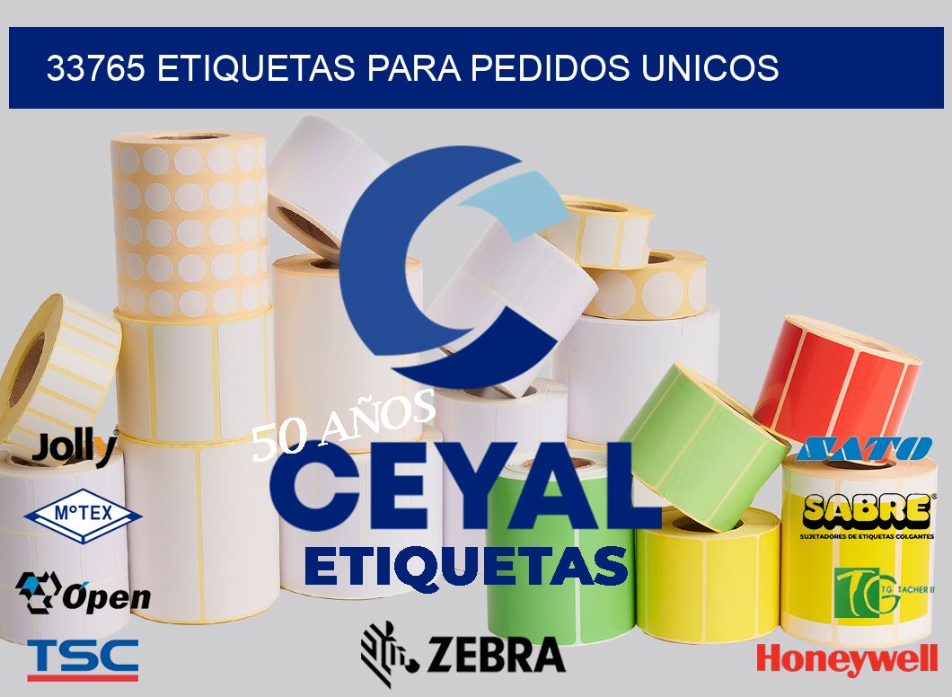 33765 ETIQUETAS PARA PEDIDOS UNICOS