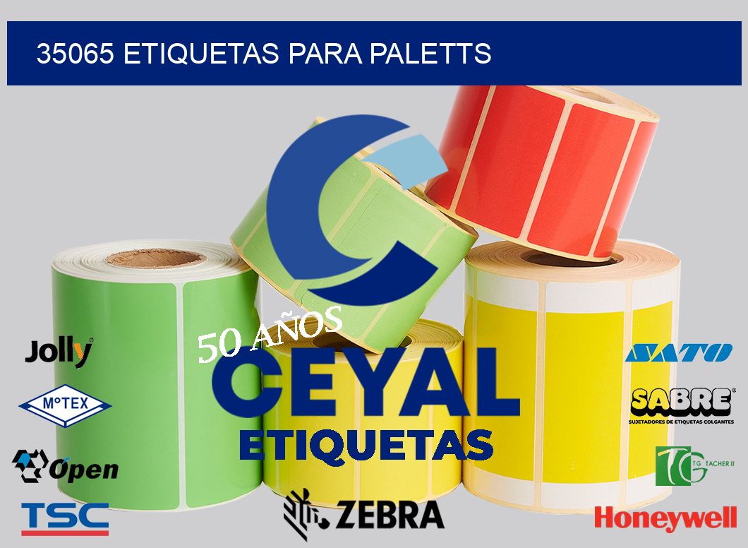 35065 Etiquetas para paletts