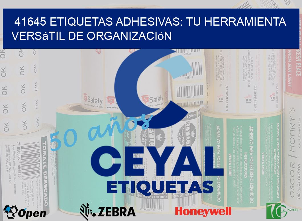 41645 Etiquetas Adhesivas: Tu Herramienta Versátil de Organización