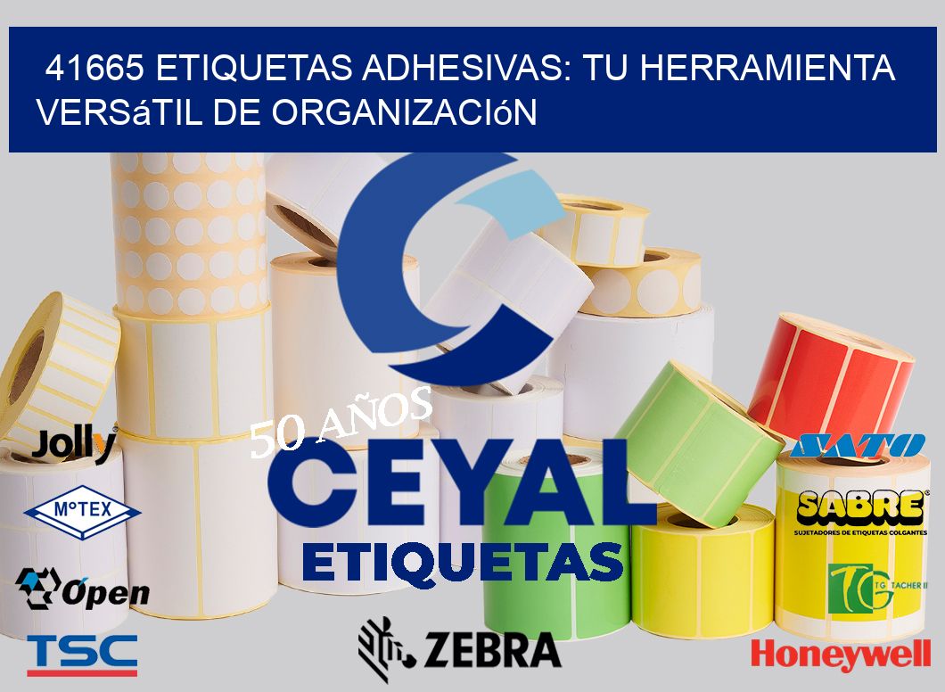 41665 Etiquetas Adhesivas: Tu Herramienta Versátil de Organización
