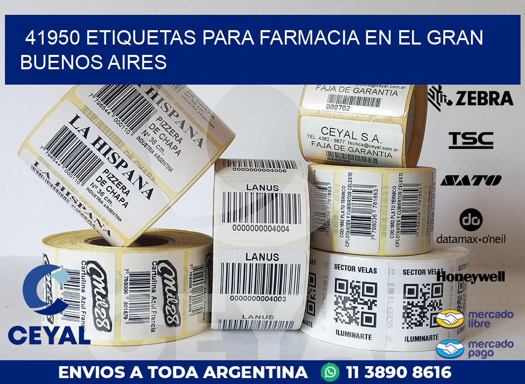 41950 ETIQUETAS PARA FARMACIA EN EL GRAN BUENOS AIRES