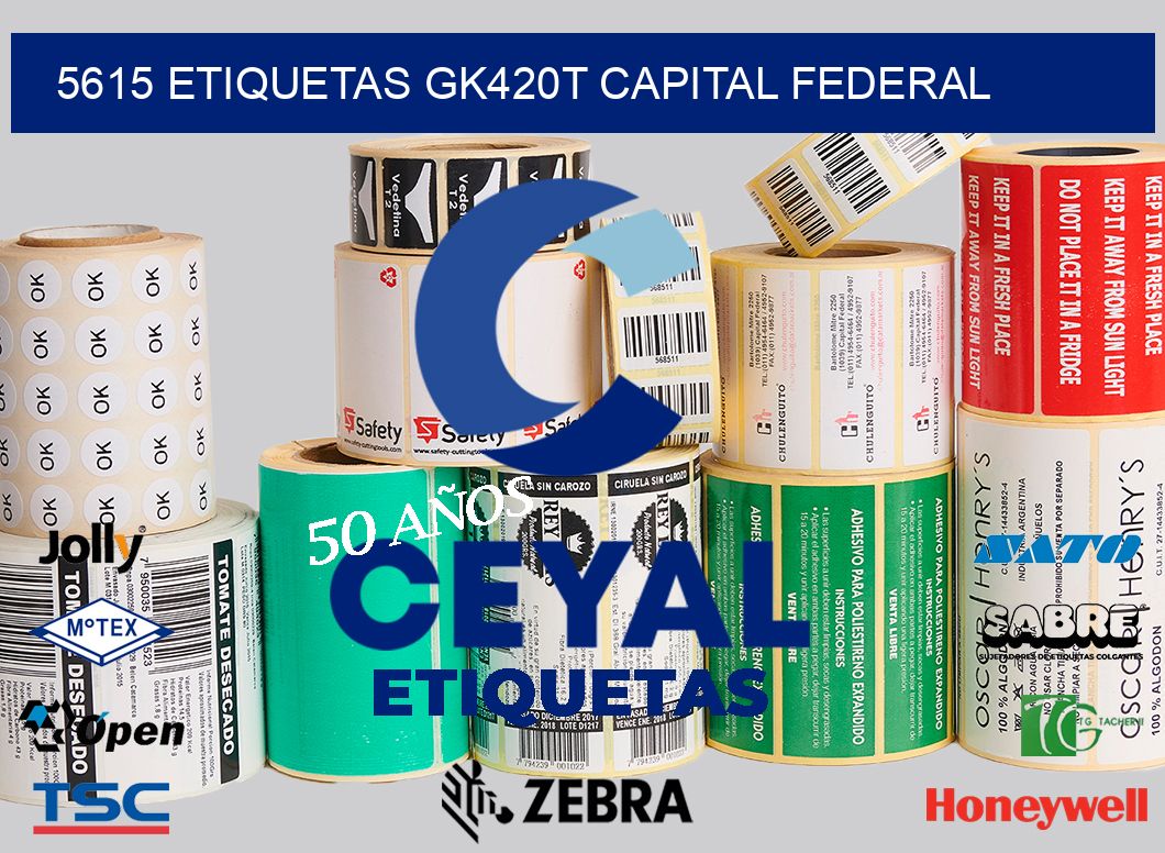 5615 ETIQUETAS GK420T CAPITAL FEDERAL