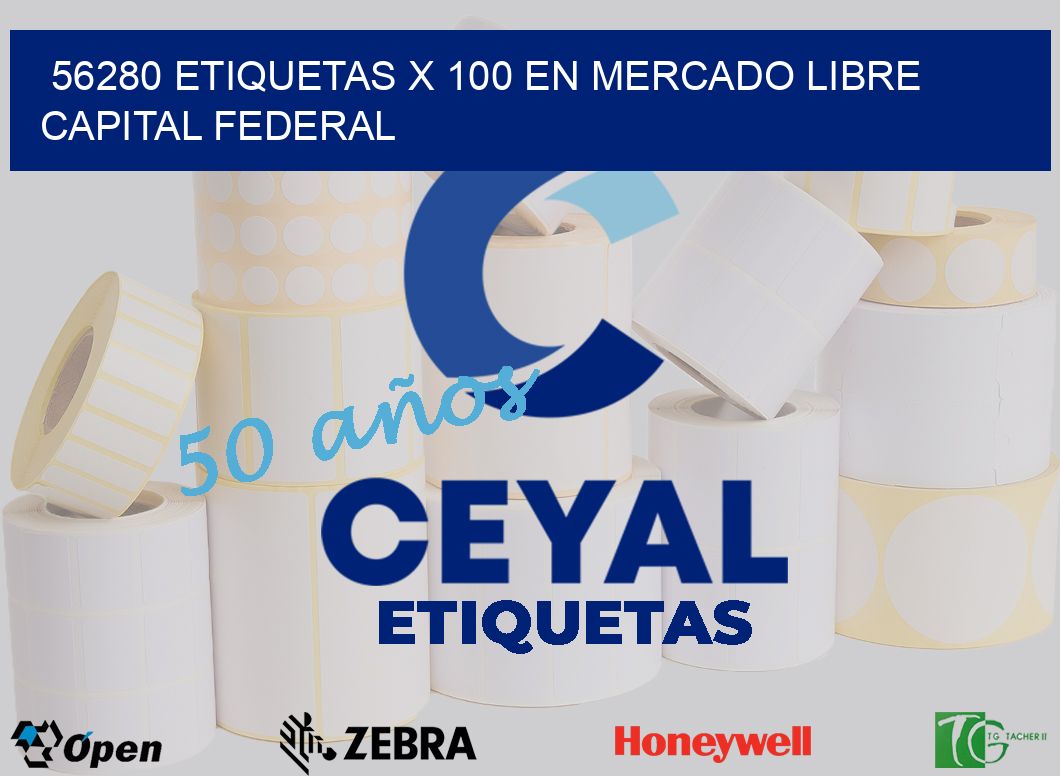 56280 ETIQUETAS X 100 EN MERCADO LIBRE CAPITAL FEDERAL