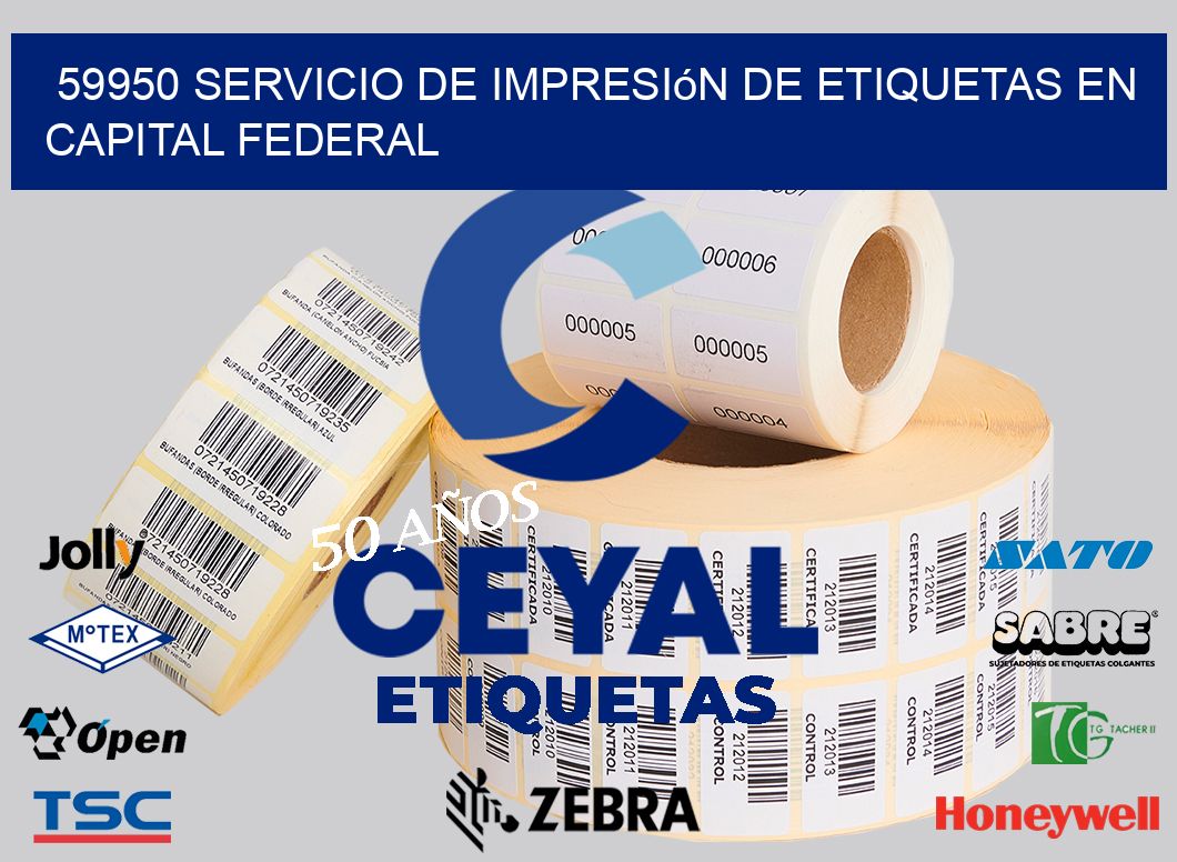 59950 Servicio de Impresión de Etiquetas en Capital Federal