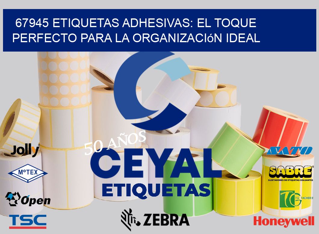 67945 Etiquetas Adhesivas: El Toque Perfecto para la Organización Ideal
