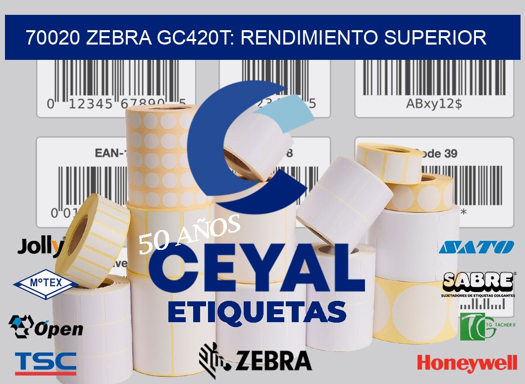 70020 Zebra GC420T: Rendimiento Superior