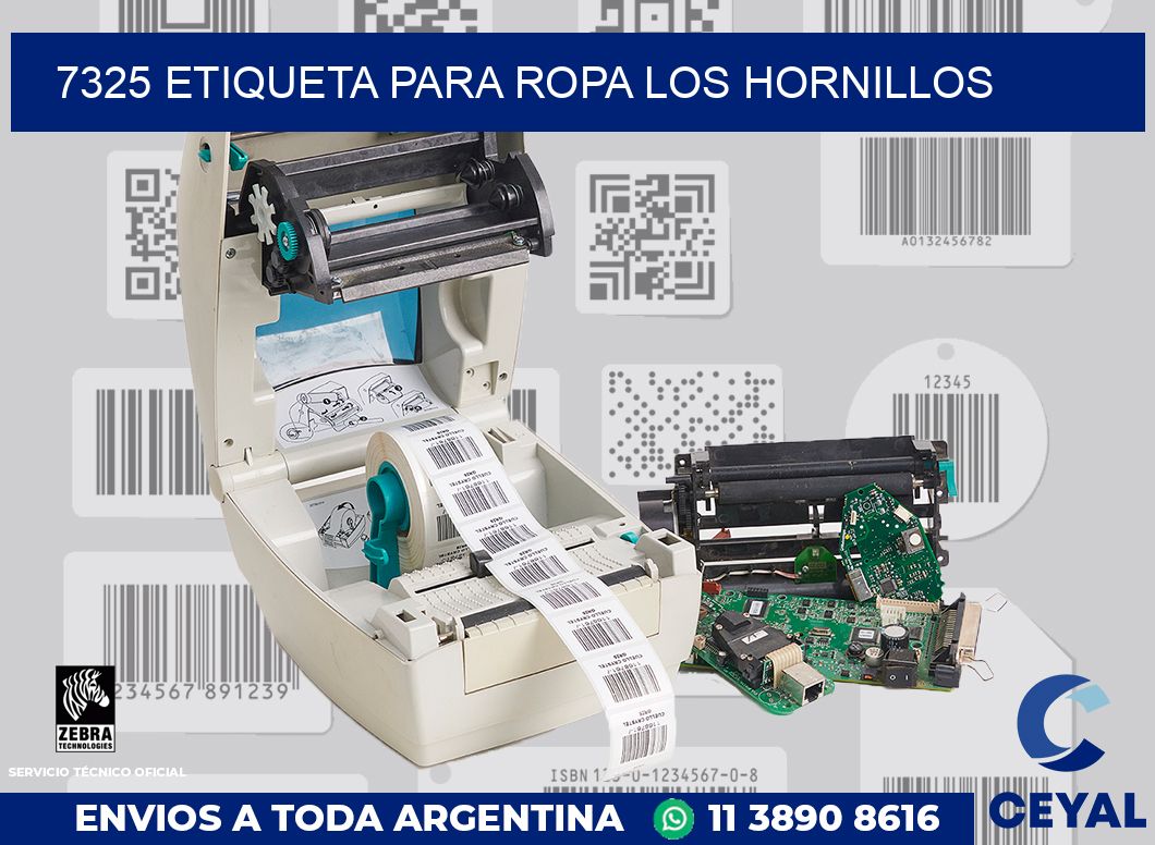 7325 ETIQUETA PARA ROPA LOS HORNILLOS