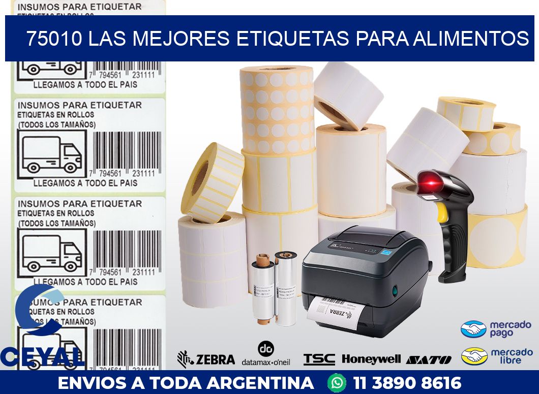 75010 LAS MEJORES ETIQUETAS PARA ALIMENTOS