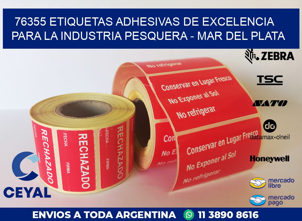 76355 ETIQUETAS ADHESIVAS DE EXCELENCIA PARA LA INDUSTRIA PESQUERA – MAR DEL PLATA