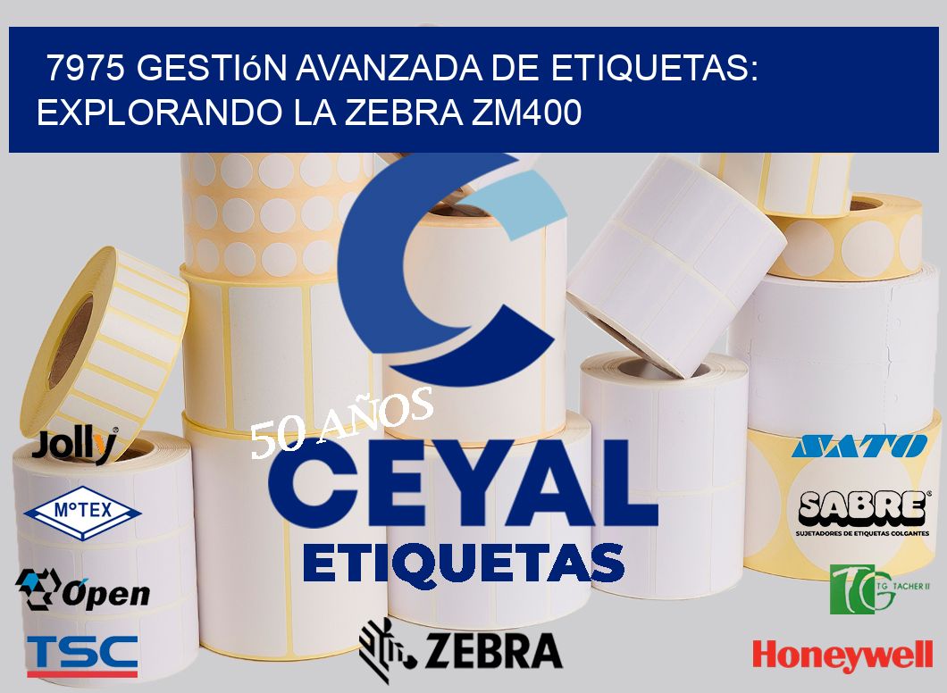 7975 Gestión Avanzada de Etiquetas: Explorando la Zebra ZM400