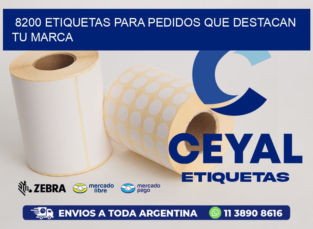 8200 ETIQUETAS PARA PEDIDOS QUE DESTACAN TU MARCA