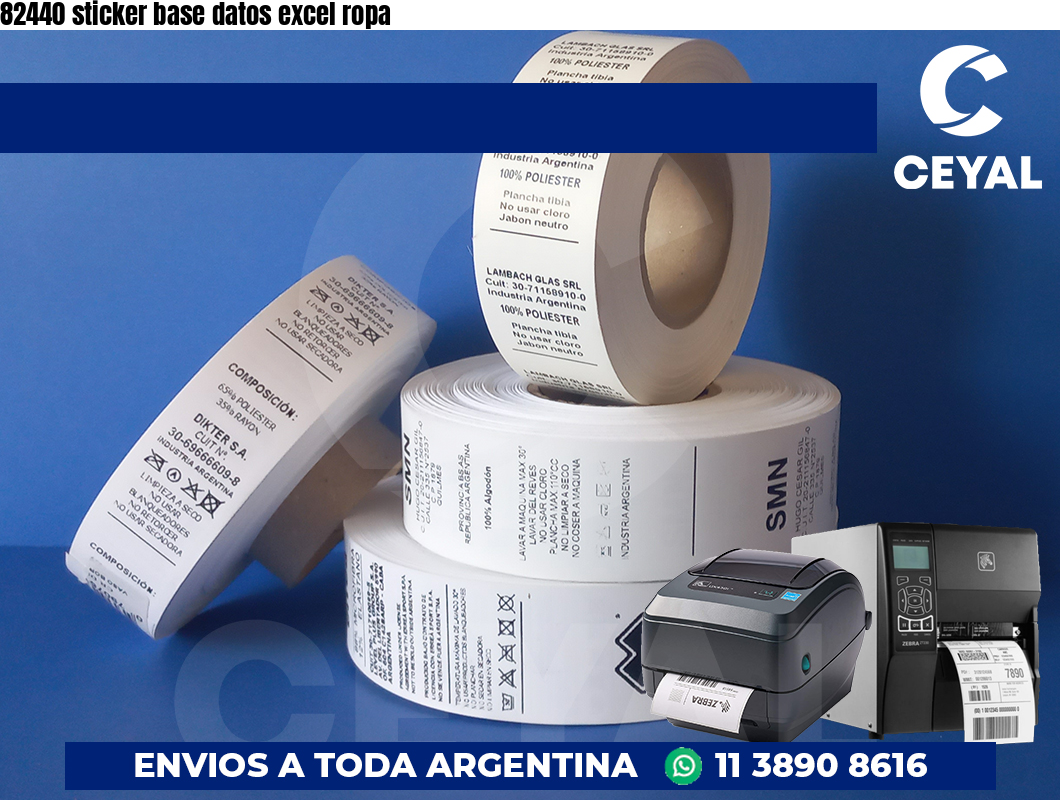 82440 sticker base datos excel ropa