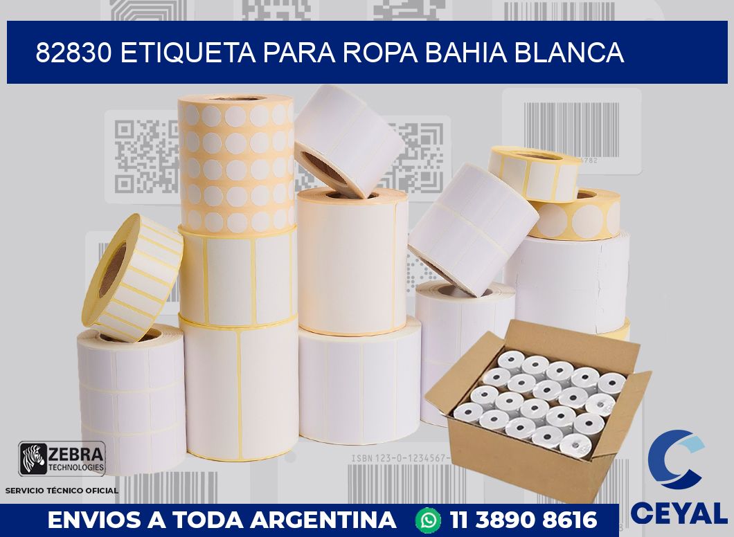 82830 ETIQUETA PARA ROPA BAHIA BLANCA