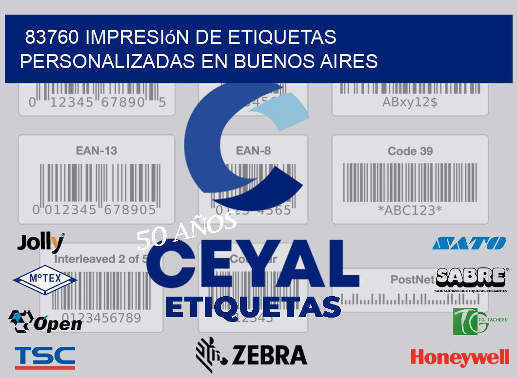 83760 Impresión de Etiquetas Personalizadas en Buenos Aires