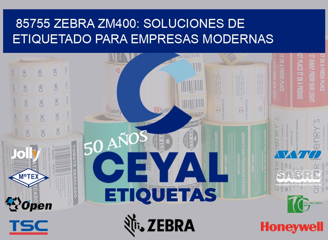 85755 Zebra ZM400: Soluciones de Etiquetado para Empresas Modernas