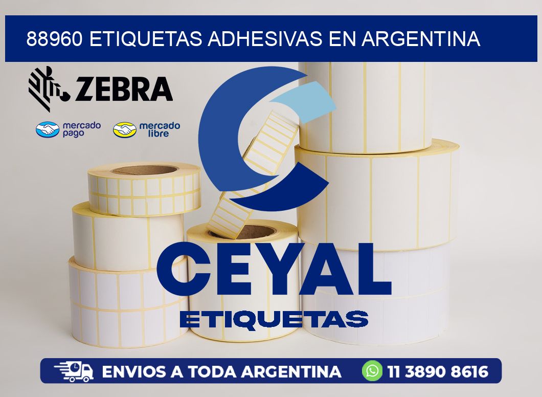88960 ETIQUETAS ADHESIVAS EN ARGENTINA