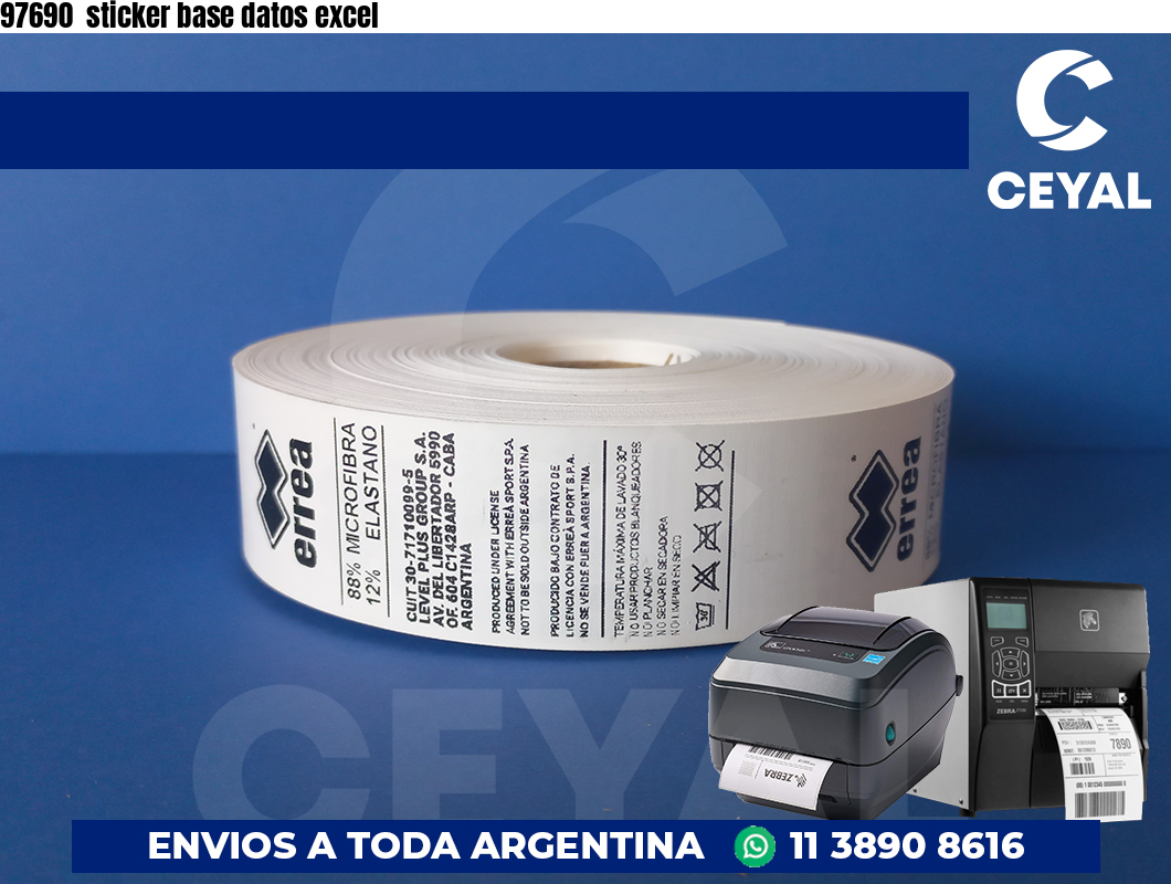 97690 sticker base datos excel