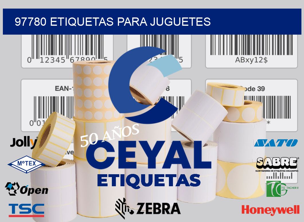 97780 etiquetas para juguetes