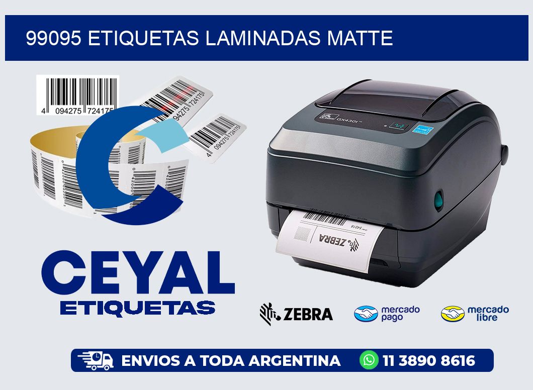 99095 Etiquetas laminadas matte