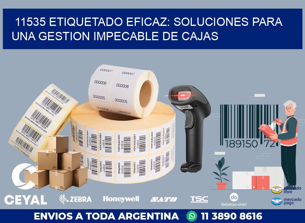 11535 ETIQUETADO EFICAZ: SOLUCIONES PARA UNA GESTION IMPECABLE DE CAJAS
