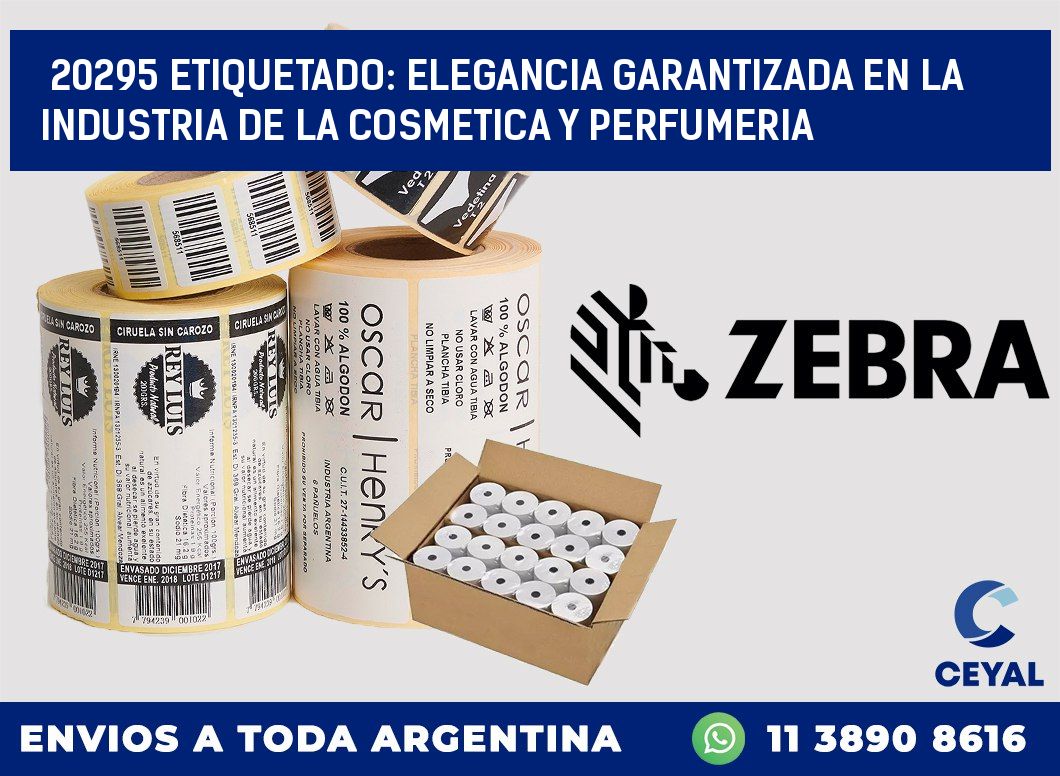 20295 ETIQUETADO: ELEGANCIA GARANTIZADA EN LA INDUSTRIA DE LA COSMETICA Y PERFUMERIA