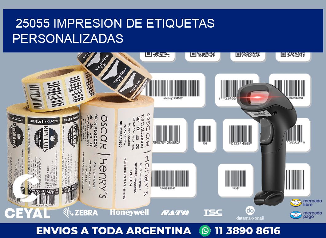 25055 IMPRESION DE ETIQUETAS PERSONALIZADAS