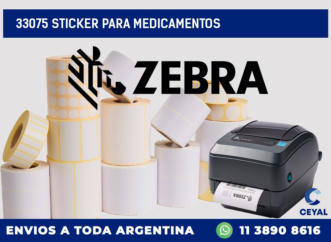 33075 STICKER PARA MEDICAMENTOS