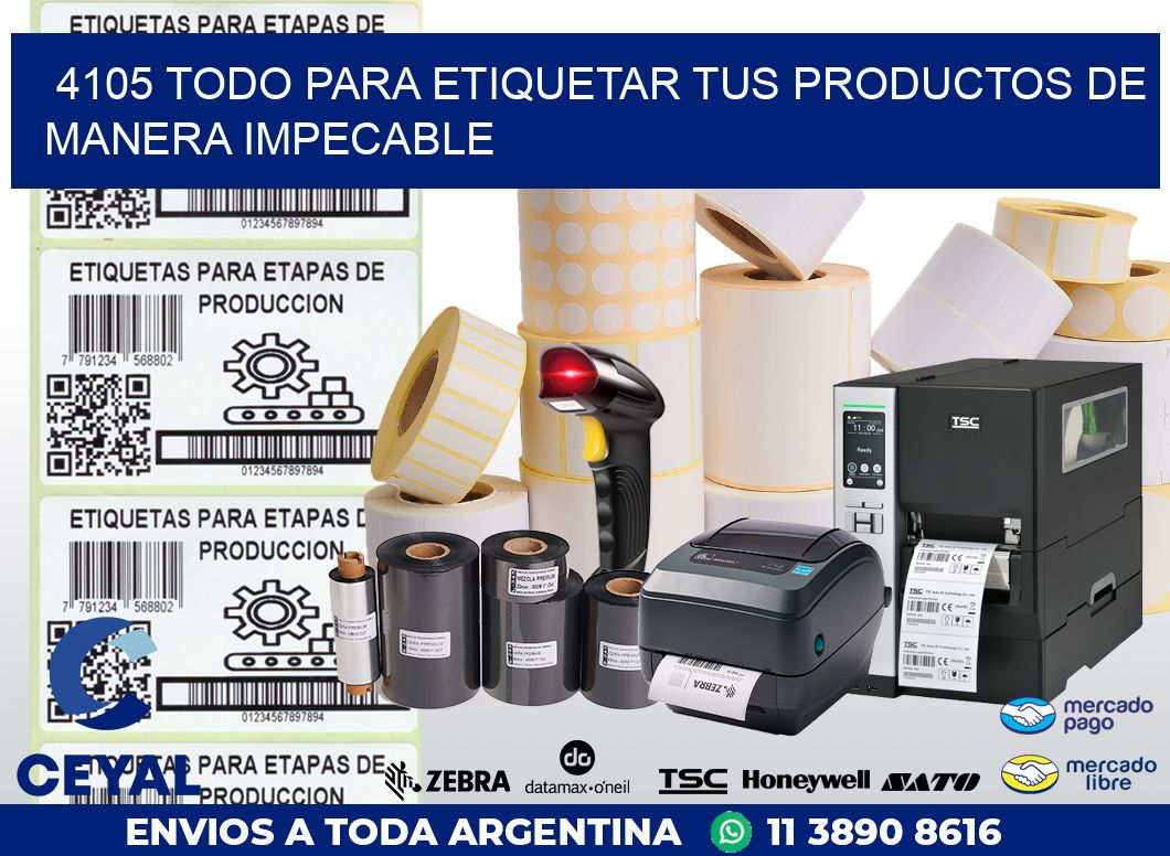 4105 TODO PARA ETIQUETAR TUS PRODUCTOS DE MANERA IMPECABLE