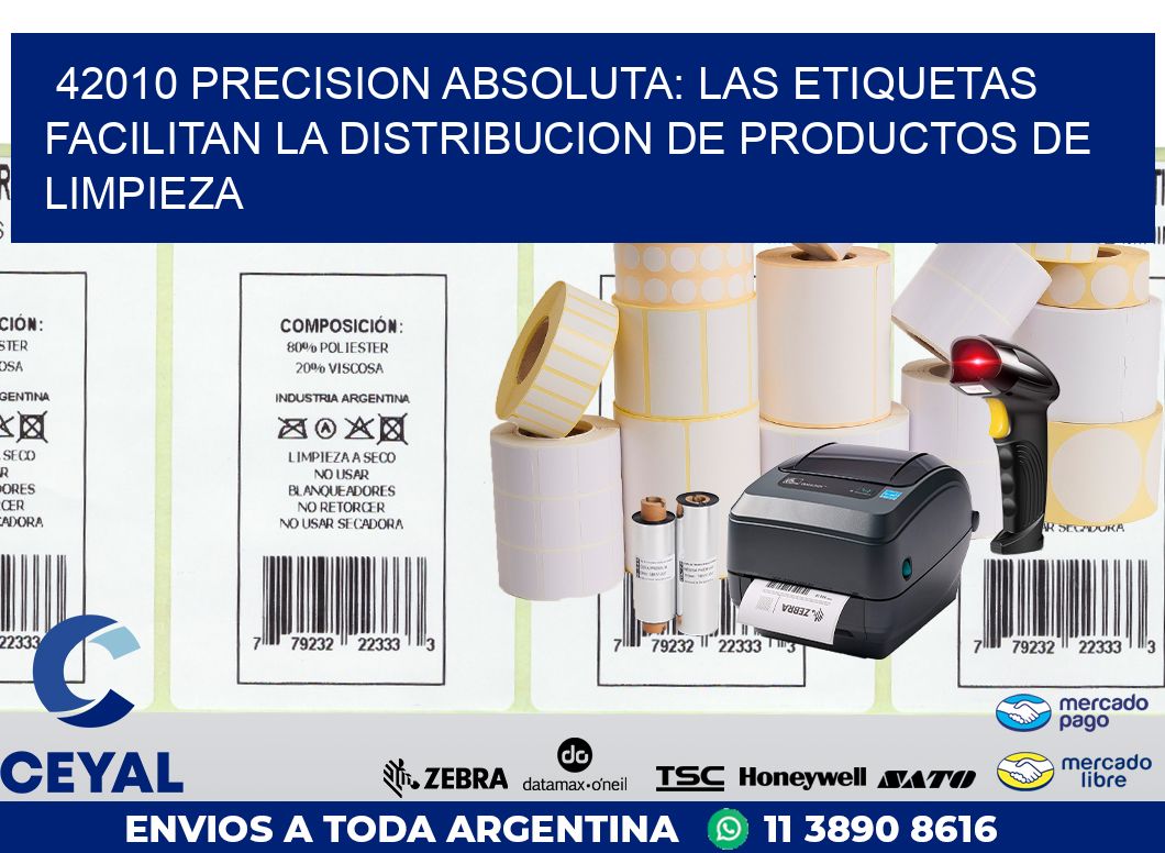 42010 PRECISION ABSOLUTA: LAS ETIQUETAS FACILITAN LA DISTRIBUCION DE PRODUCTOS DE LIMPIEZA